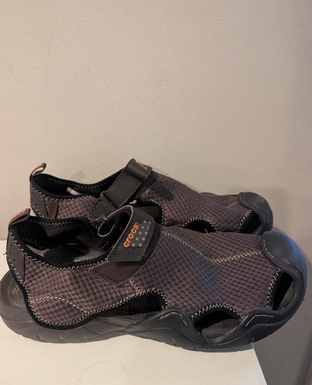 Crocs Saltwater Brown Sandals Size 13